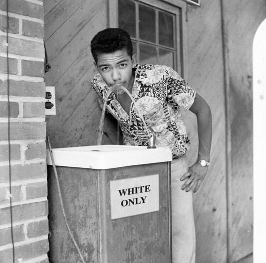 “Cecil Williams White Only Water Fountain”