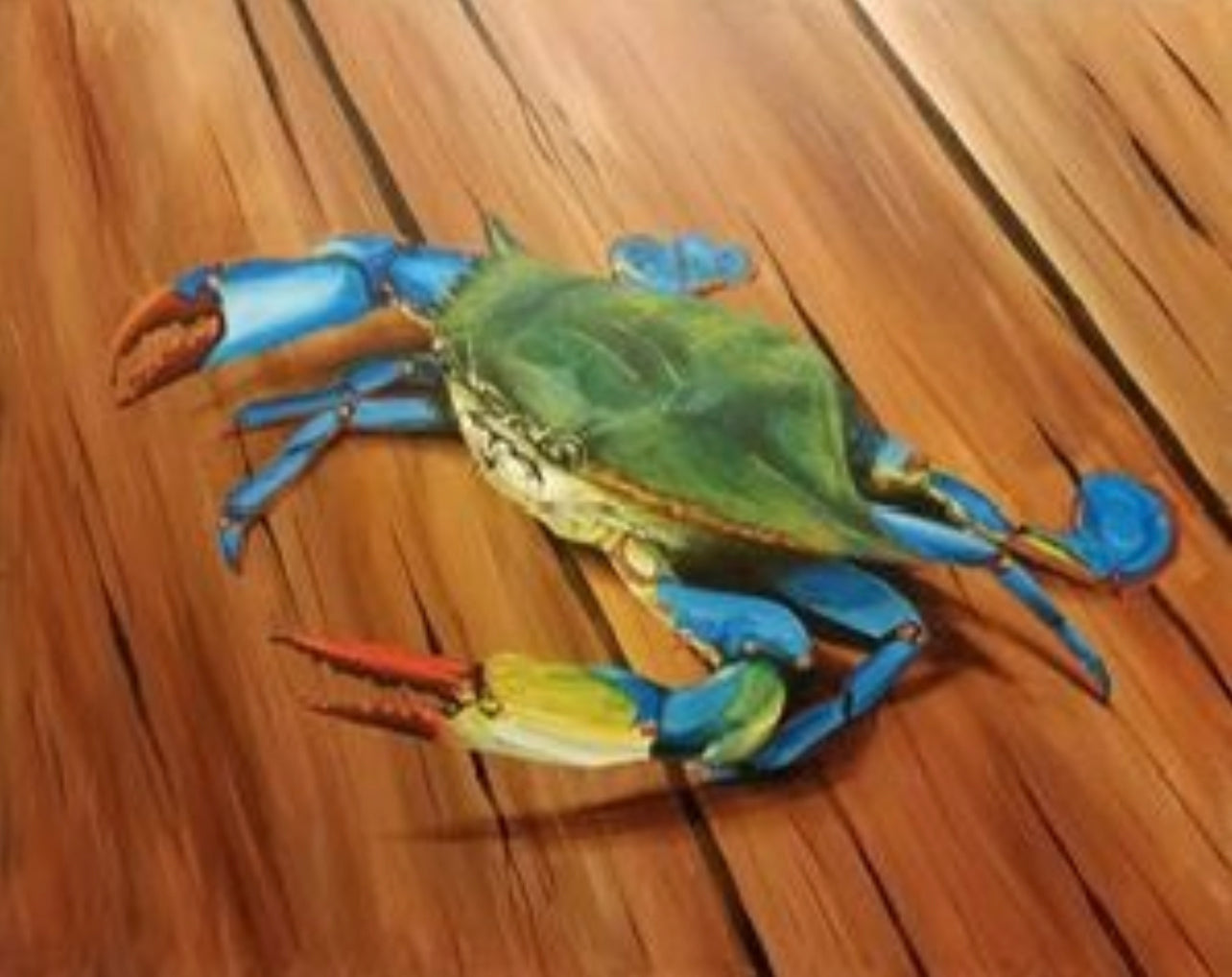 “Blue on Deck” by Dana Coleman