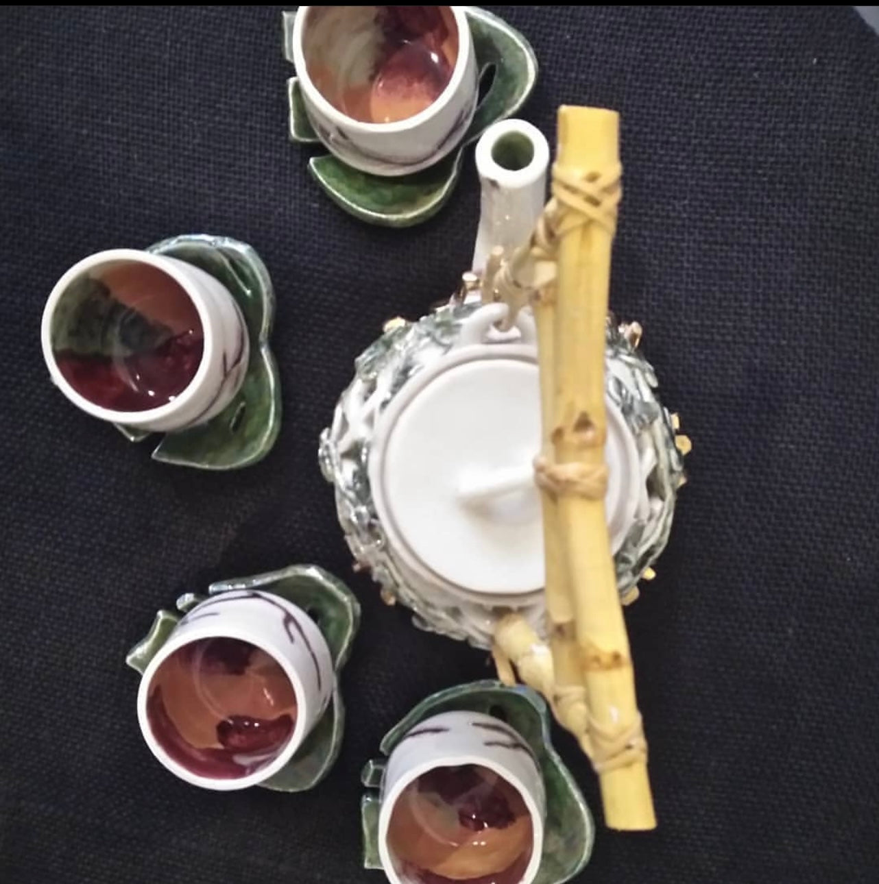 Zen Lily Tea Set by Tiffany Thomas