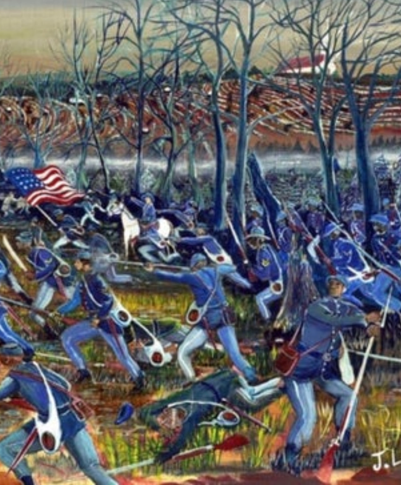 “The Blue and Gray” by Johnnie Lee Gray