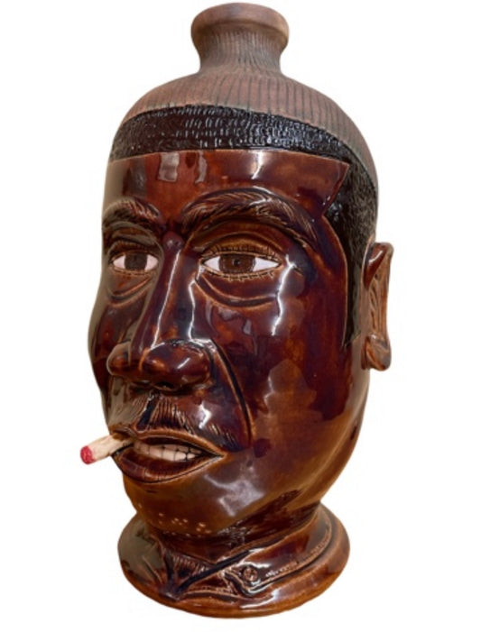 “Uncle Frank” Eugene Tribute Jug by Rosa & Winton Eugene