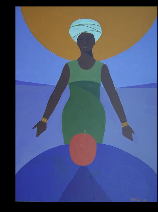 “Caribbean Vendor” by Otto Neals