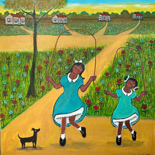“Sisters Jumping Rope” by Lorenzo Scott